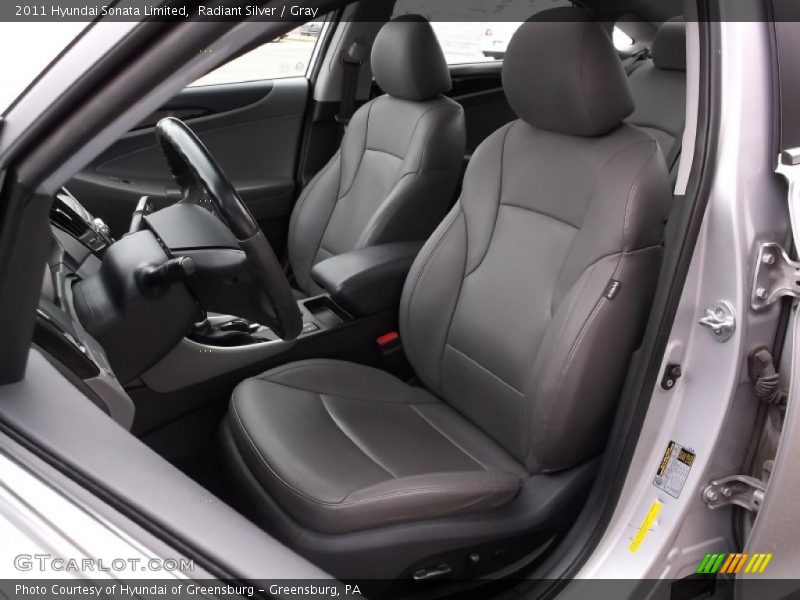 Radiant Silver / Gray 2011 Hyundai Sonata Limited