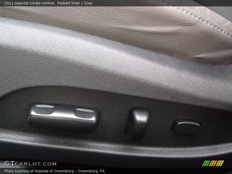 Radiant Silver / Gray 2011 Hyundai Sonata Limited
