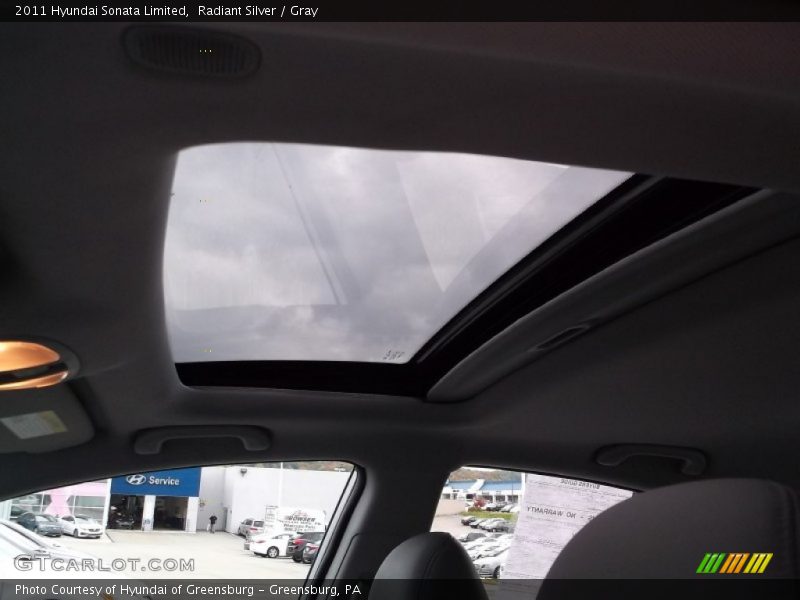 Radiant Silver / Gray 2011 Hyundai Sonata Limited
