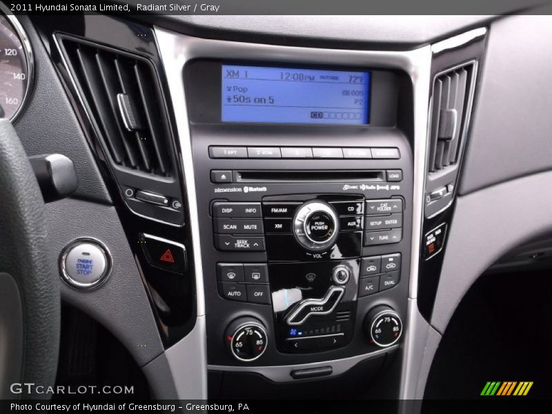 Radiant Silver / Gray 2011 Hyundai Sonata Limited