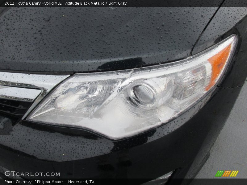 Attitude Black Metallic / Light Gray 2012 Toyota Camry Hybrid XLE