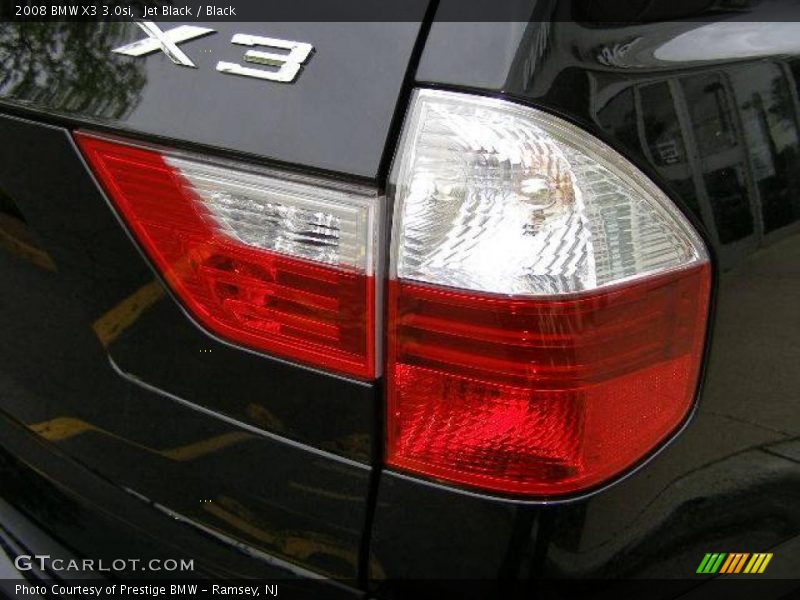 Jet Black / Black 2008 BMW X3 3.0si