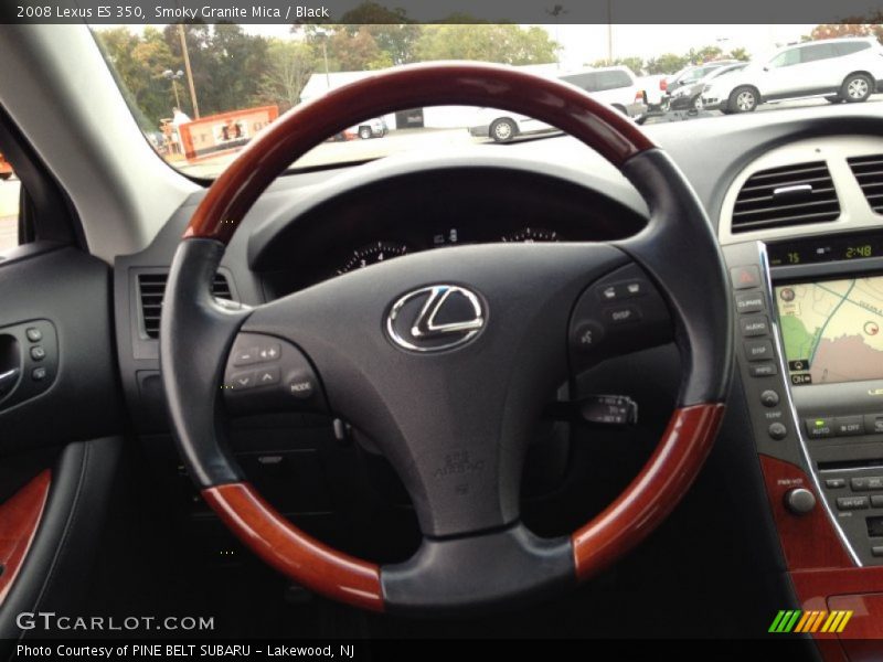 Smoky Granite Mica / Black 2008 Lexus ES 350
