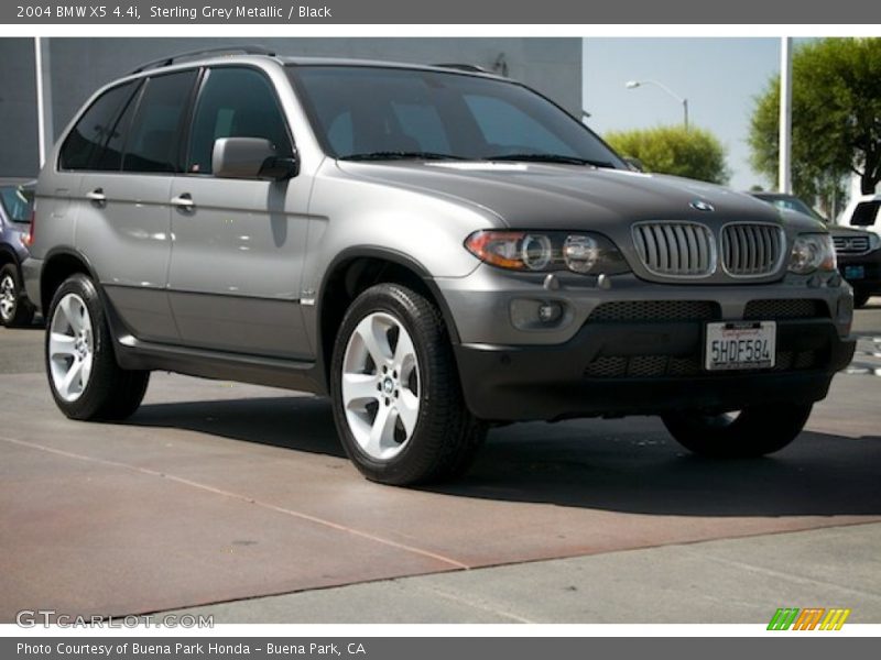 Sterling Grey Metallic / Black 2004 BMW X5 4.4i