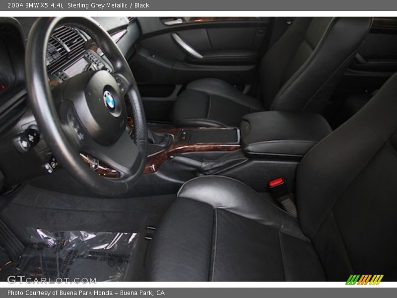 Sterling Grey Metallic / Black 2004 BMW X5 4.4i