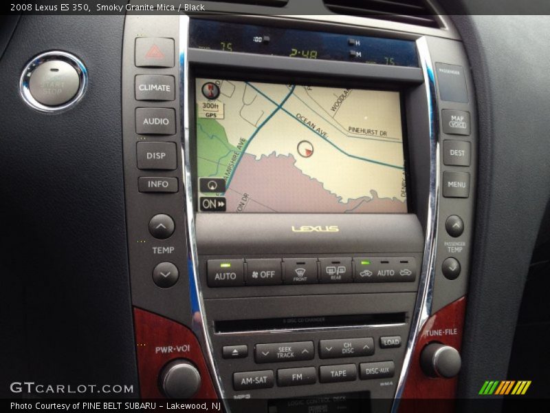 Smoky Granite Mica / Black 2008 Lexus ES 350