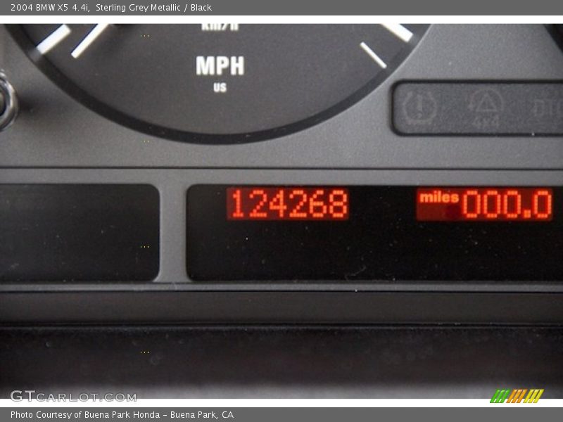 Sterling Grey Metallic / Black 2004 BMW X5 4.4i