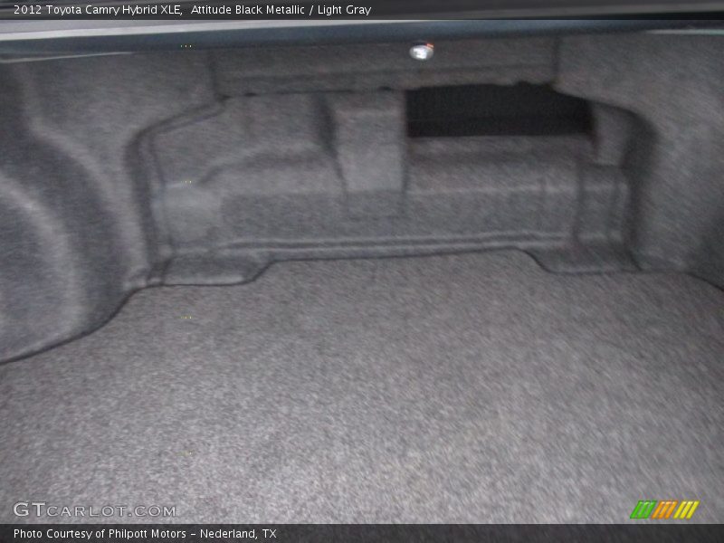 Attitude Black Metallic / Light Gray 2012 Toyota Camry Hybrid XLE