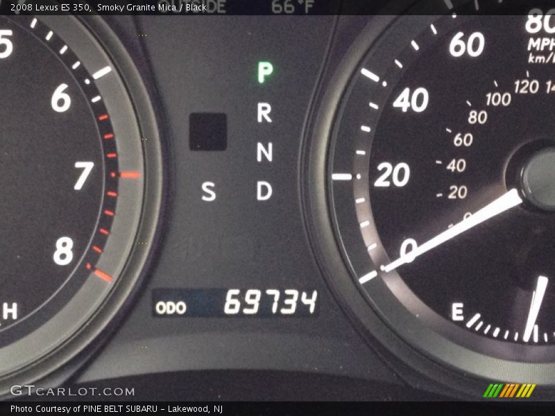 Smoky Granite Mica / Black 2008 Lexus ES 350