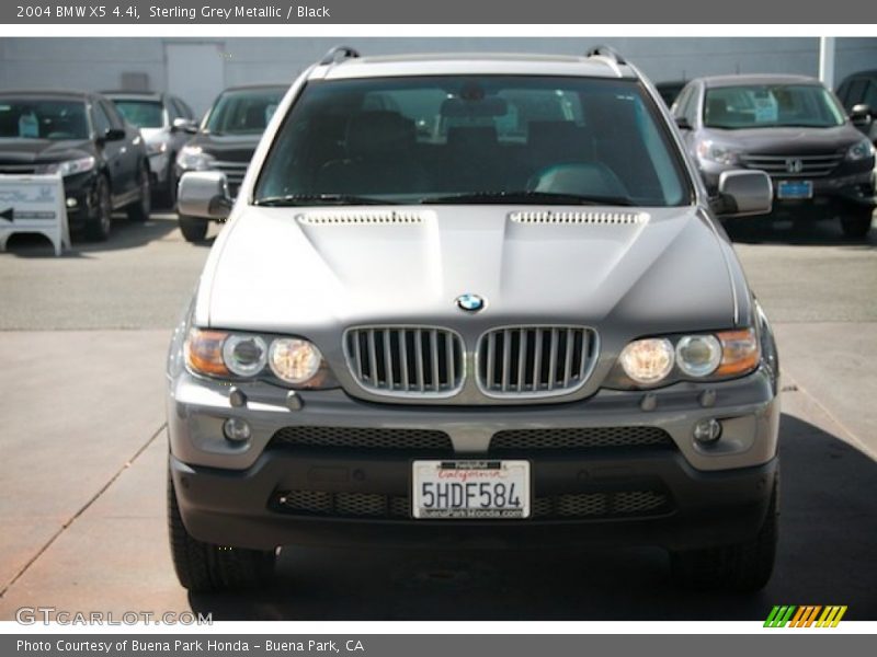 Sterling Grey Metallic / Black 2004 BMW X5 4.4i