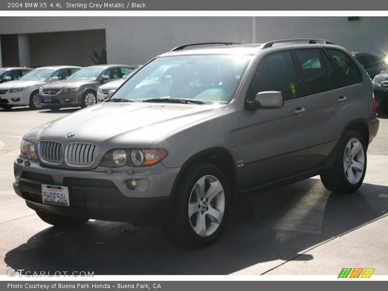 Sterling Grey Metallic / Black 2004 BMW X5 4.4i