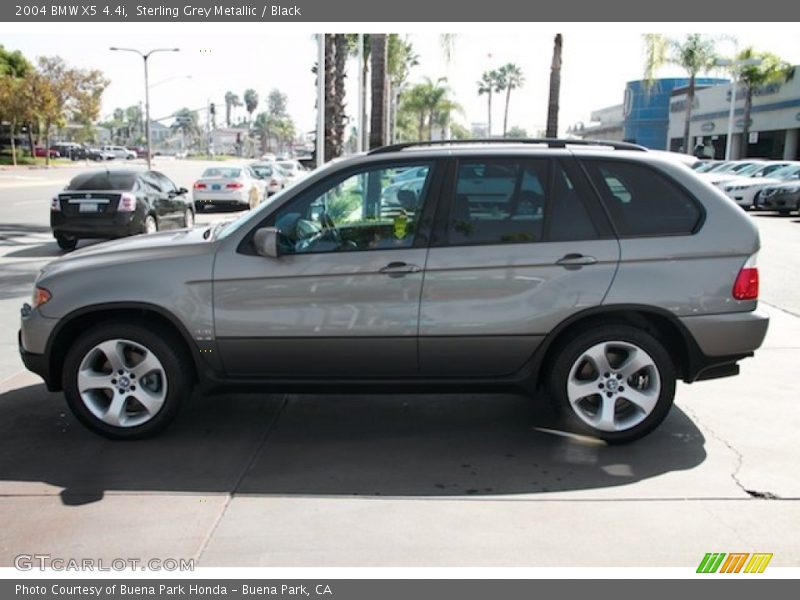 Sterling Grey Metallic / Black 2004 BMW X5 4.4i