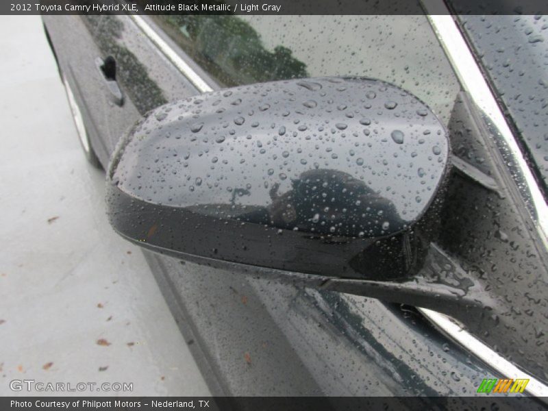 Attitude Black Metallic / Light Gray 2012 Toyota Camry Hybrid XLE
