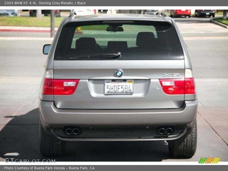 Sterling Grey Metallic / Black 2004 BMW X5 4.4i