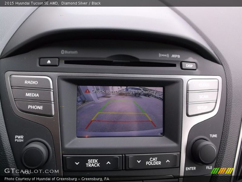 Diamond Silver / Black 2015 Hyundai Tucson SE AWD