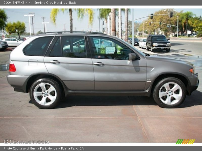 Sterling Grey Metallic / Black 2004 BMW X5 4.4i