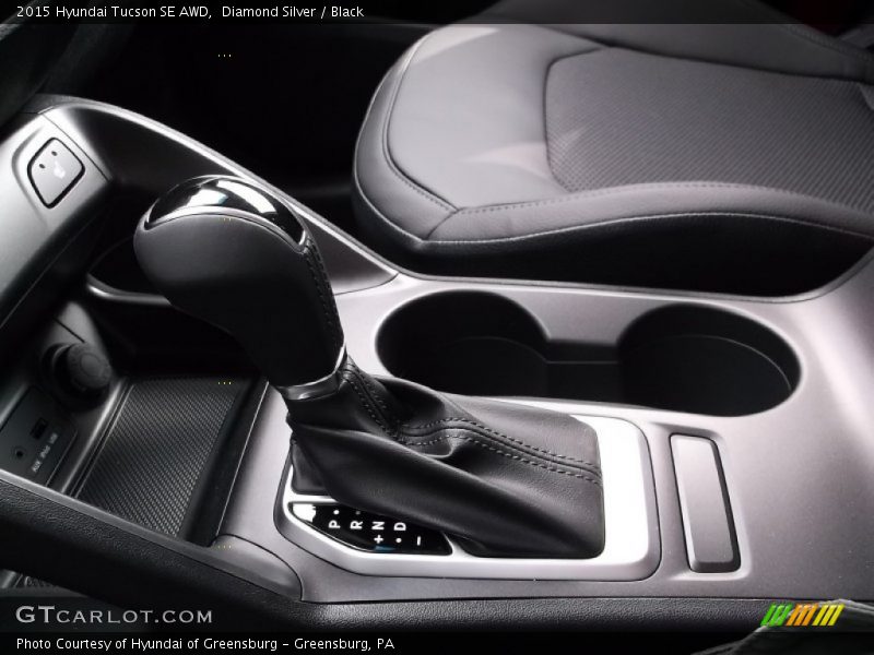 Diamond Silver / Black 2015 Hyundai Tucson SE AWD