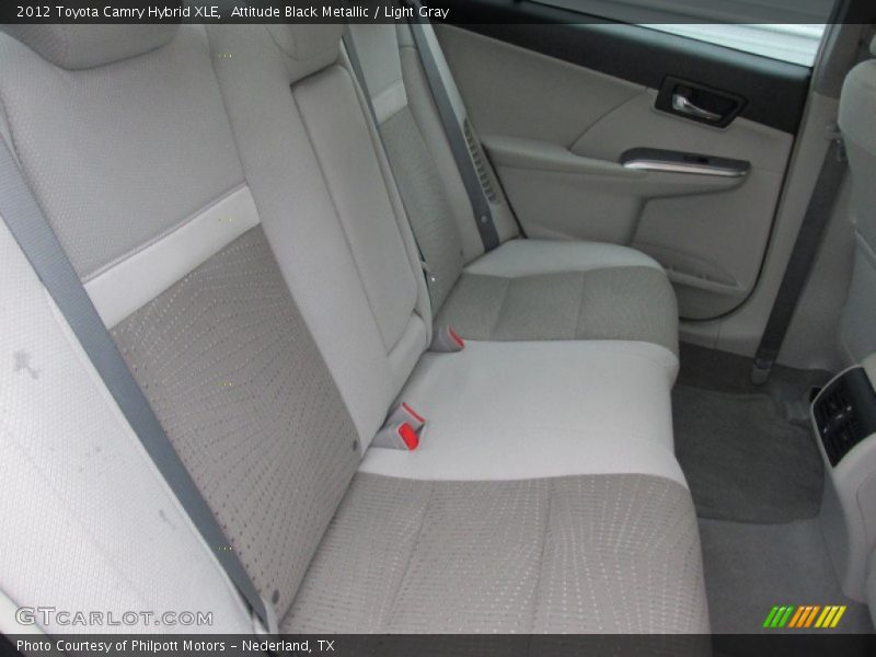 Attitude Black Metallic / Light Gray 2012 Toyota Camry Hybrid XLE