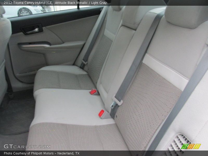 Attitude Black Metallic / Light Gray 2012 Toyota Camry Hybrid XLE