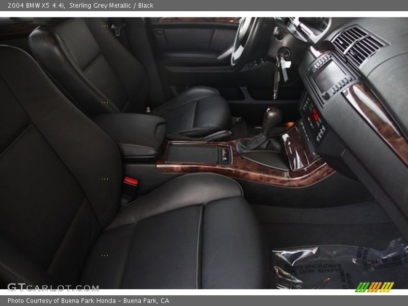 Sterling Grey Metallic / Black 2004 BMW X5 4.4i