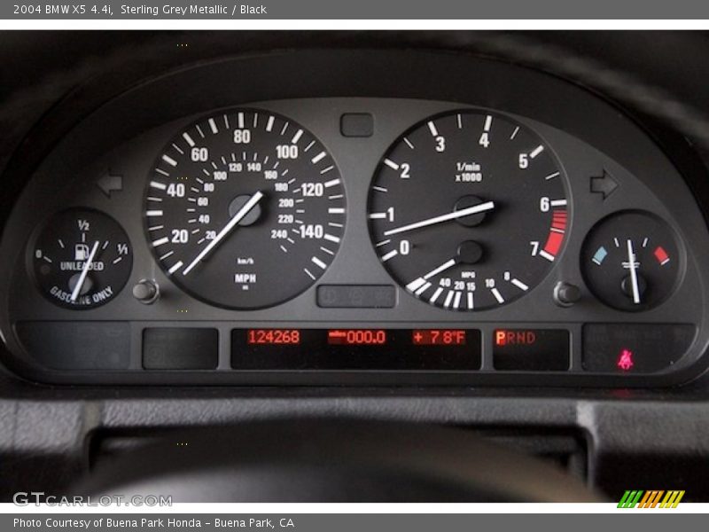 Sterling Grey Metallic / Black 2004 BMW X5 4.4i