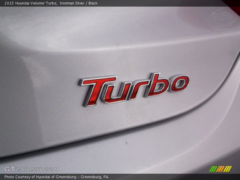 Ironman Silver / Black 2015 Hyundai Veloster Turbo