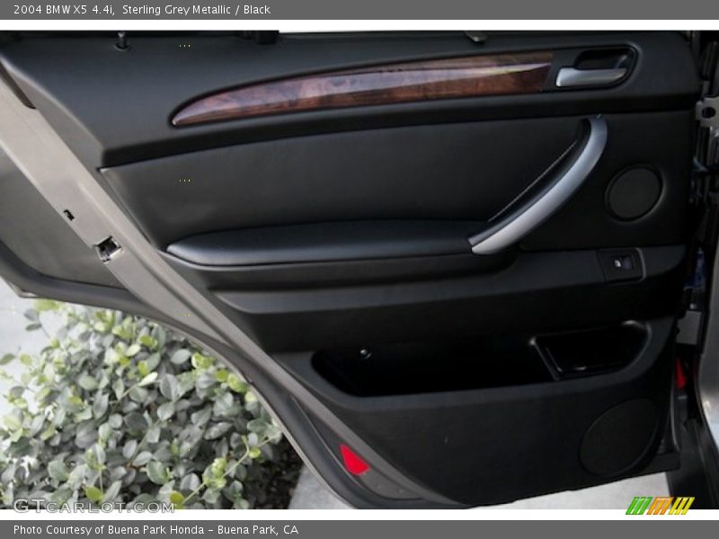 Sterling Grey Metallic / Black 2004 BMW X5 4.4i