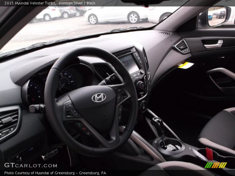 Ironman Silver / Black 2015 Hyundai Veloster Turbo