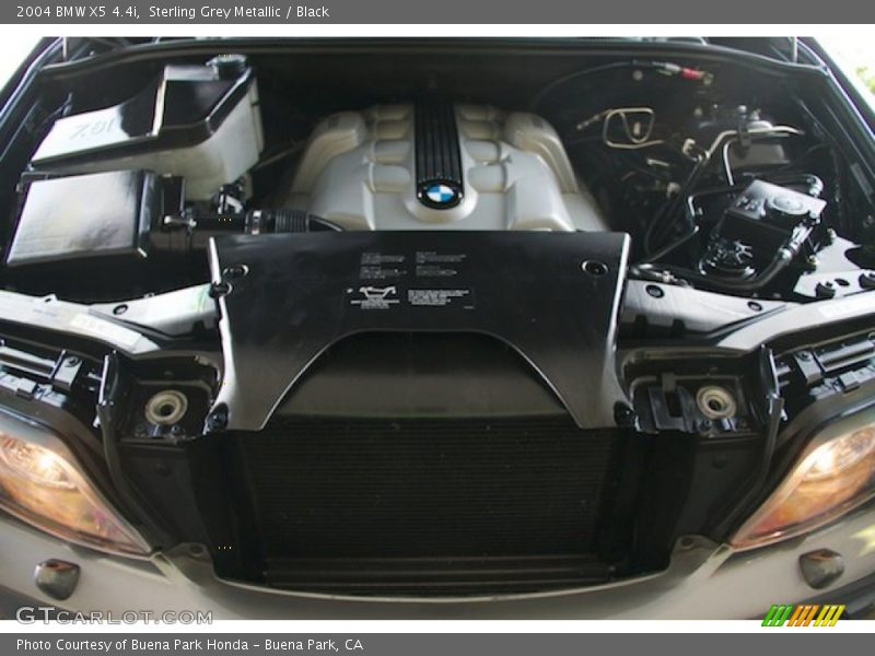 Sterling Grey Metallic / Black 2004 BMW X5 4.4i