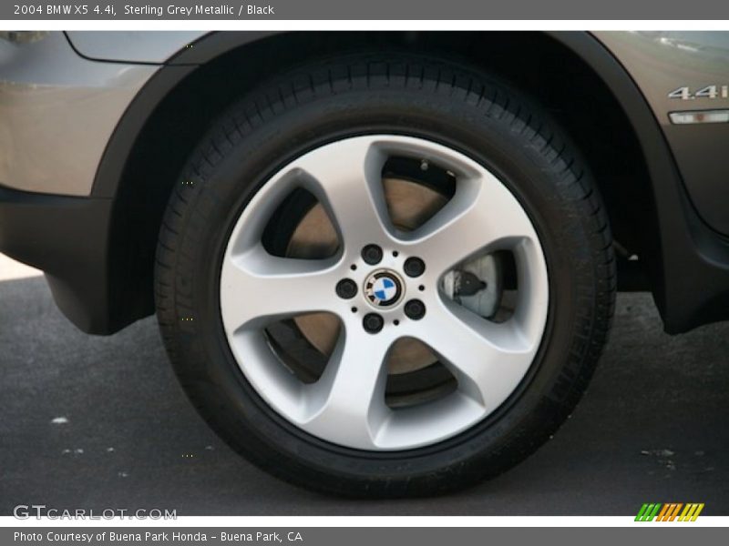 Sterling Grey Metallic / Black 2004 BMW X5 4.4i