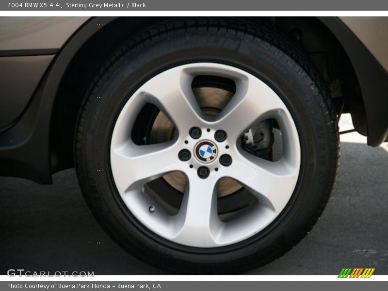 Sterling Grey Metallic / Black 2004 BMW X5 4.4i