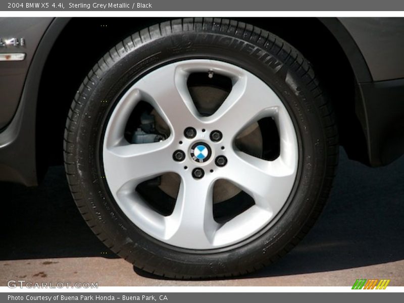 Sterling Grey Metallic / Black 2004 BMW X5 4.4i