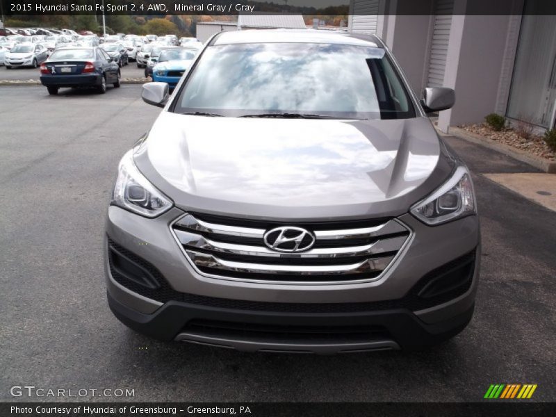 Mineral Gray / Gray 2015 Hyundai Santa Fe Sport 2.4 AWD