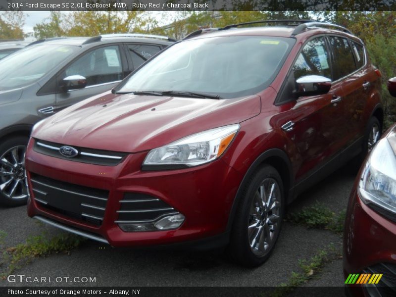 Ruby Red / Charcoal Black 2014 Ford Escape SE 2.0L EcoBoost 4WD