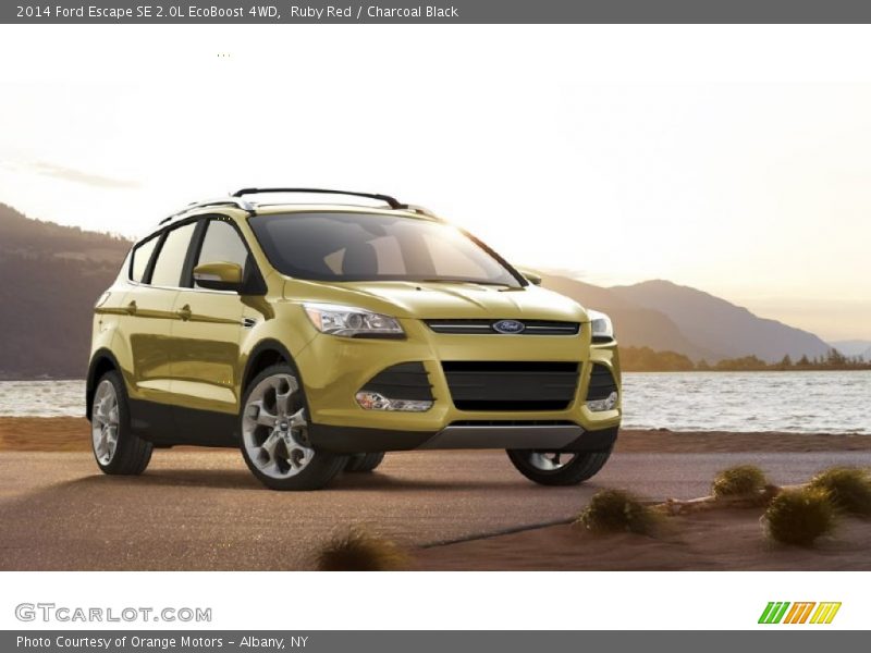 Ruby Red / Charcoal Black 2014 Ford Escape SE 2.0L EcoBoost 4WD
