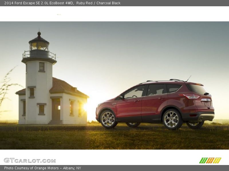 Ruby Red / Charcoal Black 2014 Ford Escape SE 2.0L EcoBoost 4WD