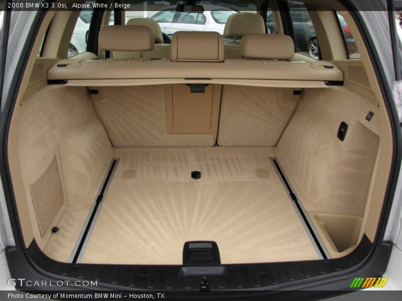 Alpine White / Beige 2008 BMW X3 3.0si