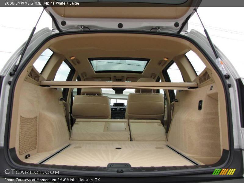 Alpine White / Beige 2008 BMW X3 3.0si
