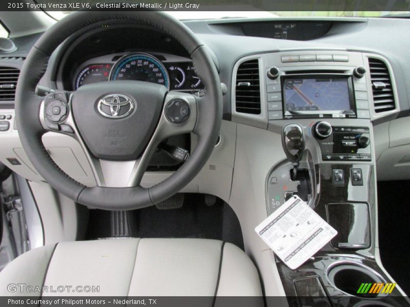 Dashboard of 2015 Venza XLE V6