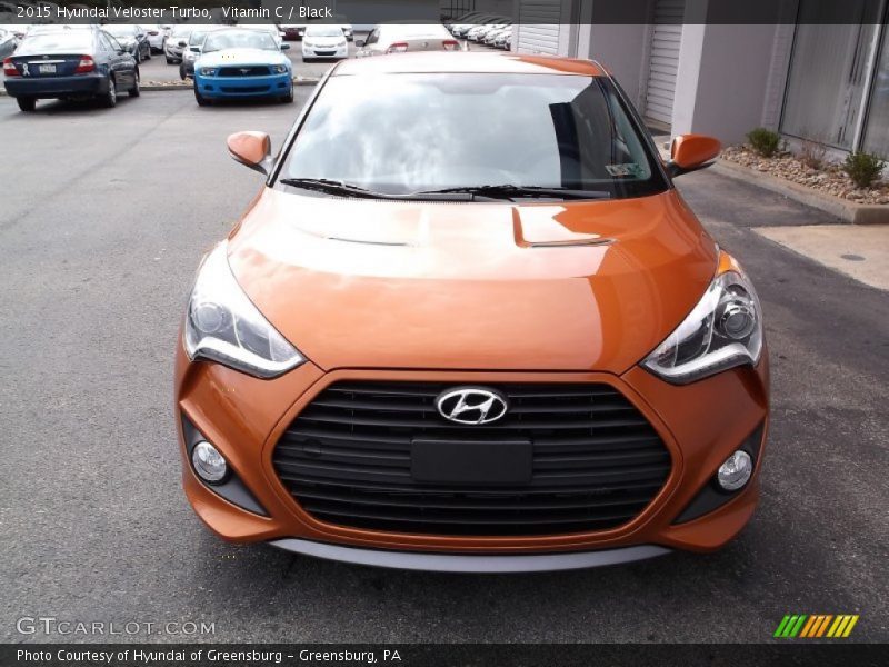 Vitamin C / Black 2015 Hyundai Veloster Turbo