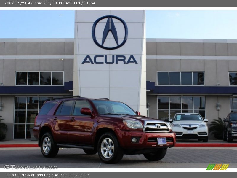 Salsa Red Pearl / Taupe 2007 Toyota 4Runner SR5