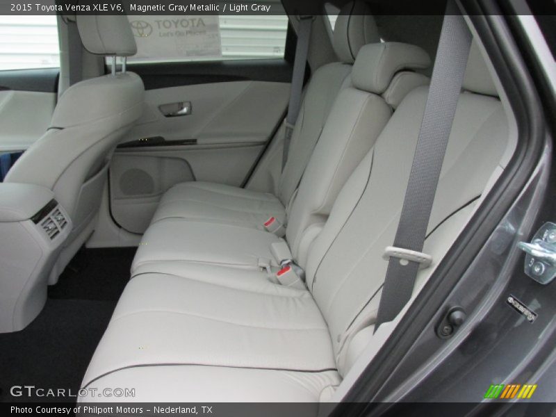 Rear Seat of 2015 Venza XLE V6