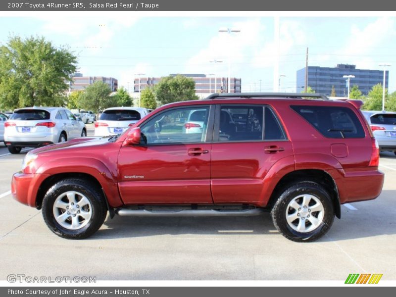 Salsa Red Pearl / Taupe 2007 Toyota 4Runner SR5