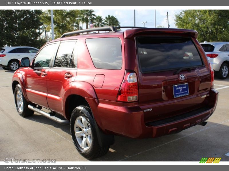 Salsa Red Pearl / Taupe 2007 Toyota 4Runner SR5