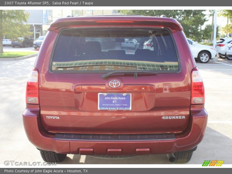 Salsa Red Pearl / Taupe 2007 Toyota 4Runner SR5