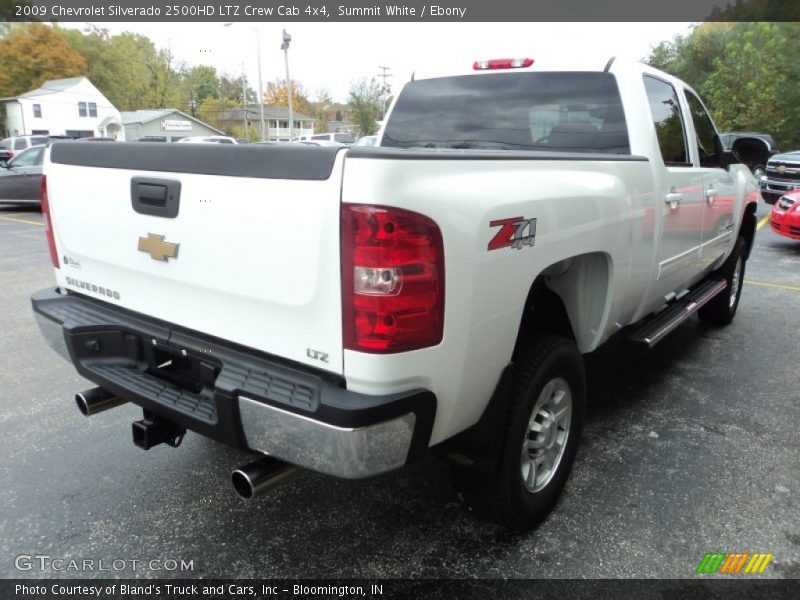 Summit White / Ebony 2009 Chevrolet Silverado 2500HD LTZ Crew Cab 4x4