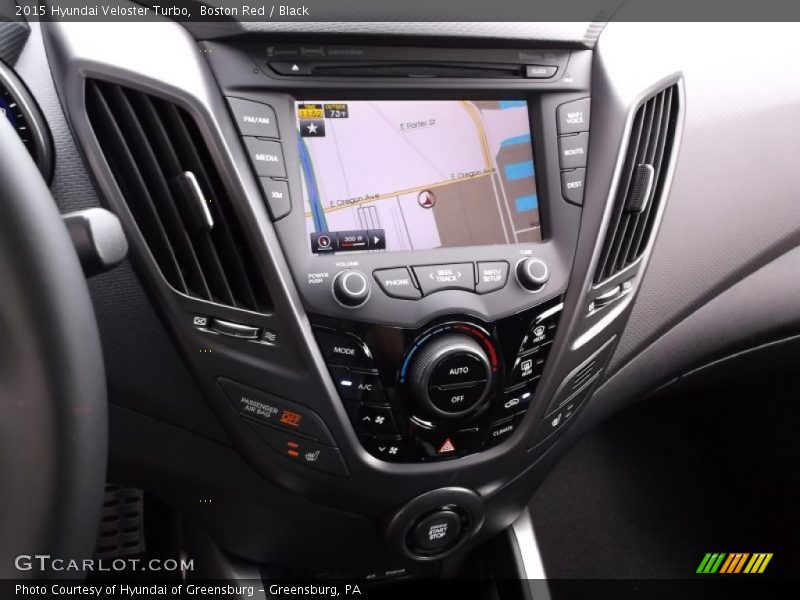 Boston Red / Black 2015 Hyundai Veloster Turbo