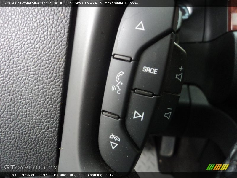 Summit White / Ebony 2009 Chevrolet Silverado 2500HD LTZ Crew Cab 4x4