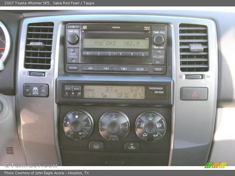 Salsa Red Pearl / Taupe 2007 Toyota 4Runner SR5