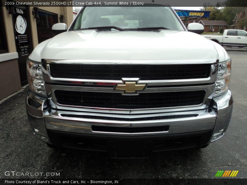 Summit White / Ebony 2009 Chevrolet Silverado 2500HD LTZ Crew Cab 4x4